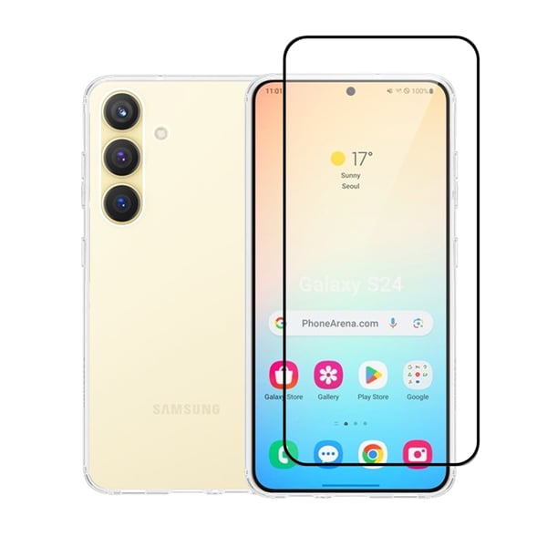 Vivid Full Face Tempered Glass Μαύρο (Galaxy S24)