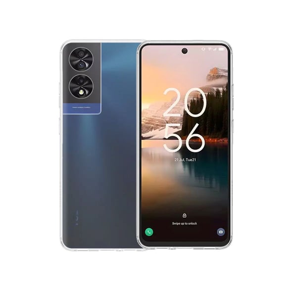 Vivid Gelly Back Cover Σιλικόνης Διάφανο (TCL 40 NXTPAPER 4G)