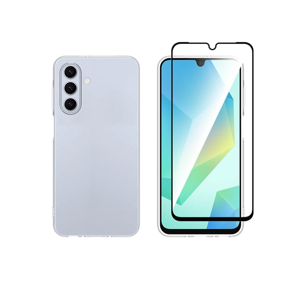 Vivid Back Cover Σιλικόνης Σετ με Τζαμάκι Διάφανο (Galaxy A26)