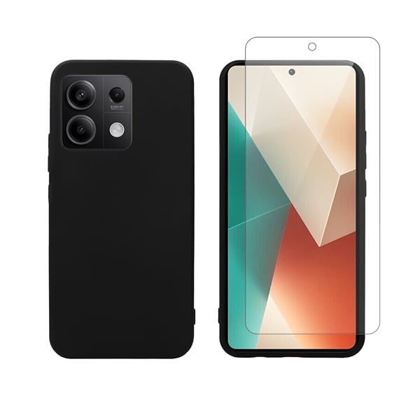Vivid Set Matte Back Cover Tempered Glass Σετ με Τζαμάκι Μαύρο (Xiaomi 13 Pro)