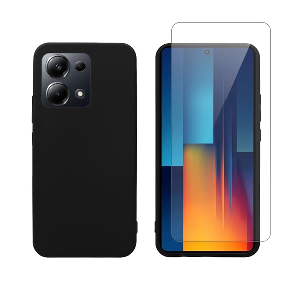 Vivid Προστασία Κάμερας Tempered Glass Μαύρο για το Poco M6 Pro, Note 13 Pro 4G