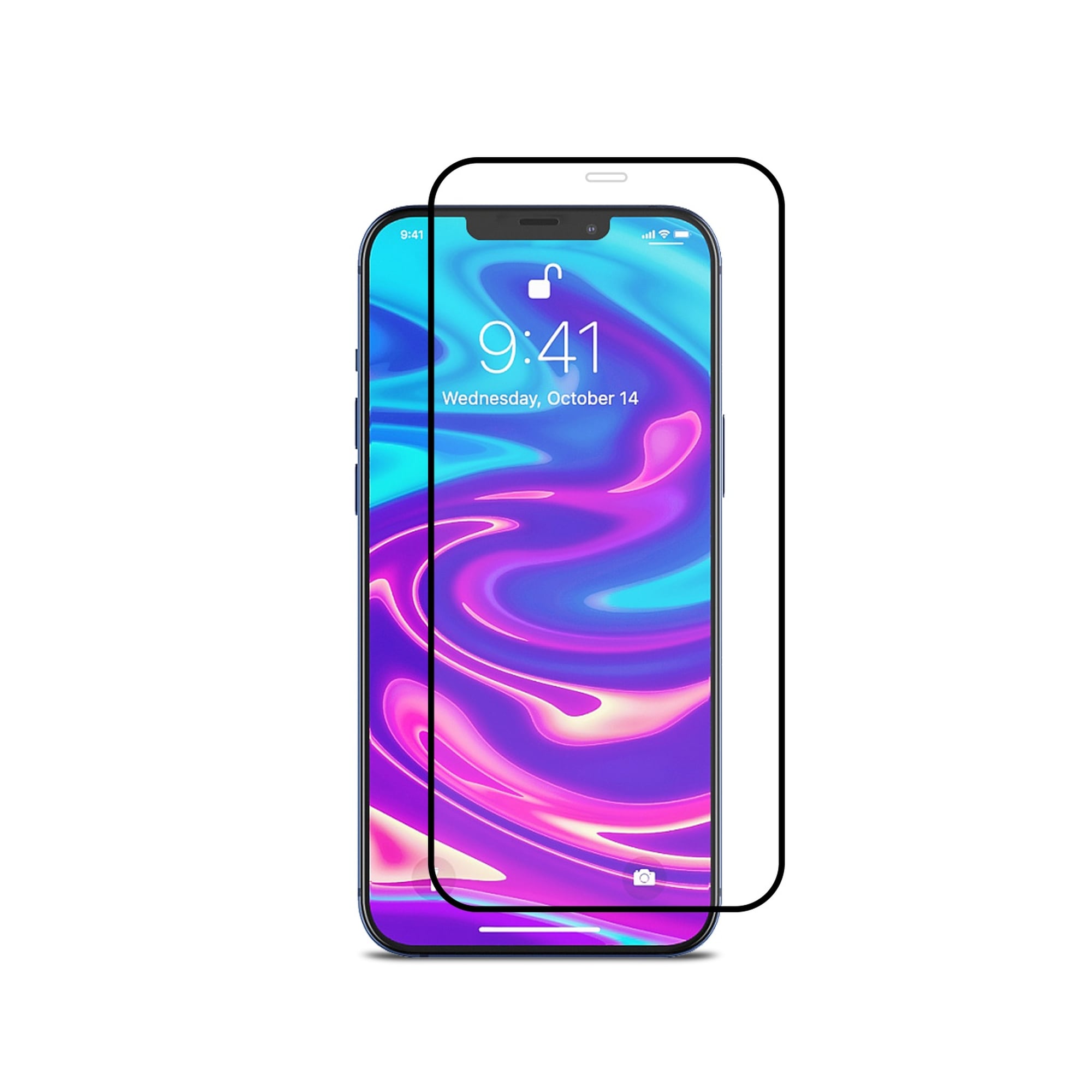 Vivid Full Face Tempered Glass (iPhone 12 / 12 Pro)