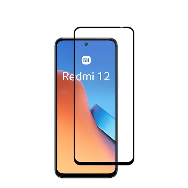 Vivid Full Face Tempered Glass Μαύρο (Xiaomi Redmi 12)