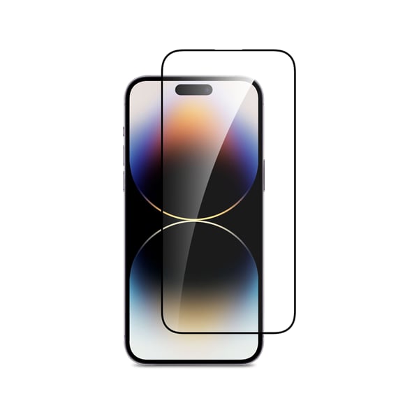 Vivid Full Face Tempered Glass Μαύρο (iPhone 15)