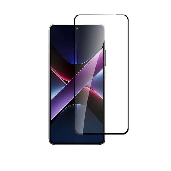 Vivid Full Face Tempered Glass Μαύρο (Poco X7 Pro)