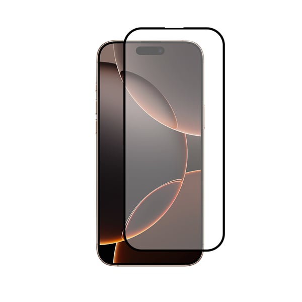 Vivid Full Face Tempered Glass Μαύρο (iPhone 17 / 17 Pro / 16 Pro)