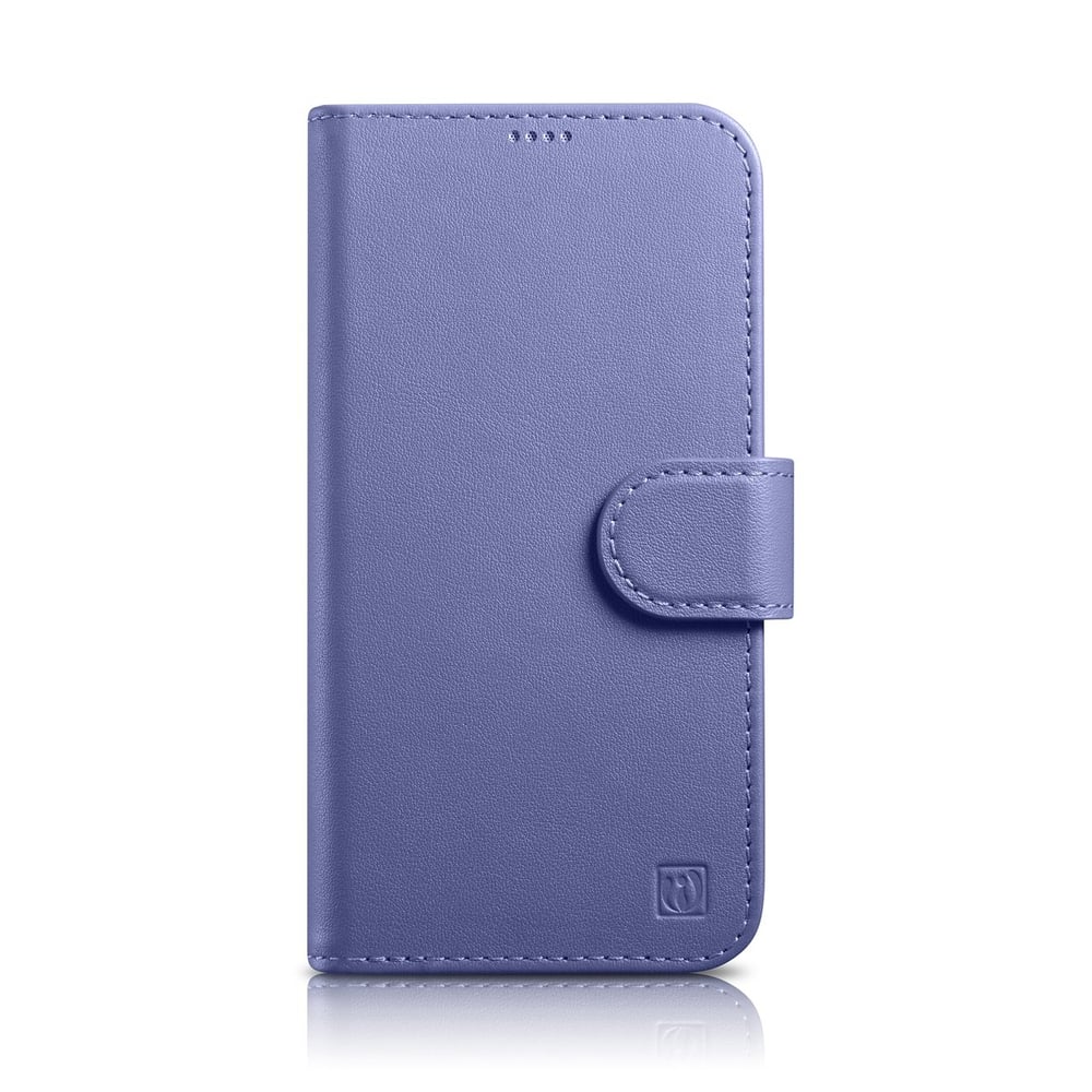 iCarer Anti-RFID Wallet Δερμάτινο Light Violet (iPhone 14 Plus)