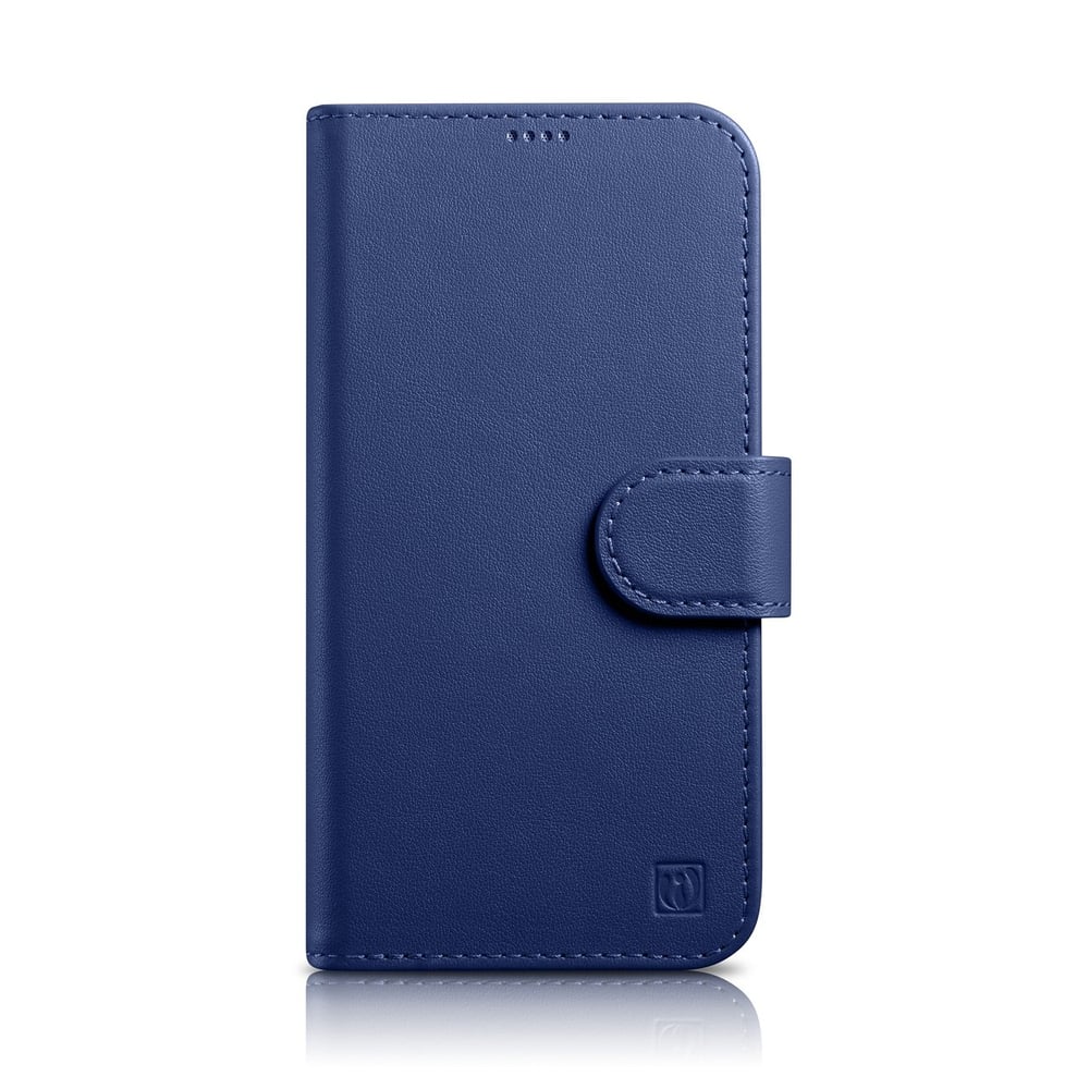 iCarer Anti-RFID Wallet Δερμάτινο Μπλε (iPhone 14 Plus)