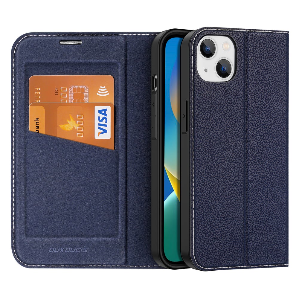 Dux Ducis Skin X2 Back Cover Δερματίνης 0.5mm Μαγνητικό Μπλε (iPhone 14 Plus)