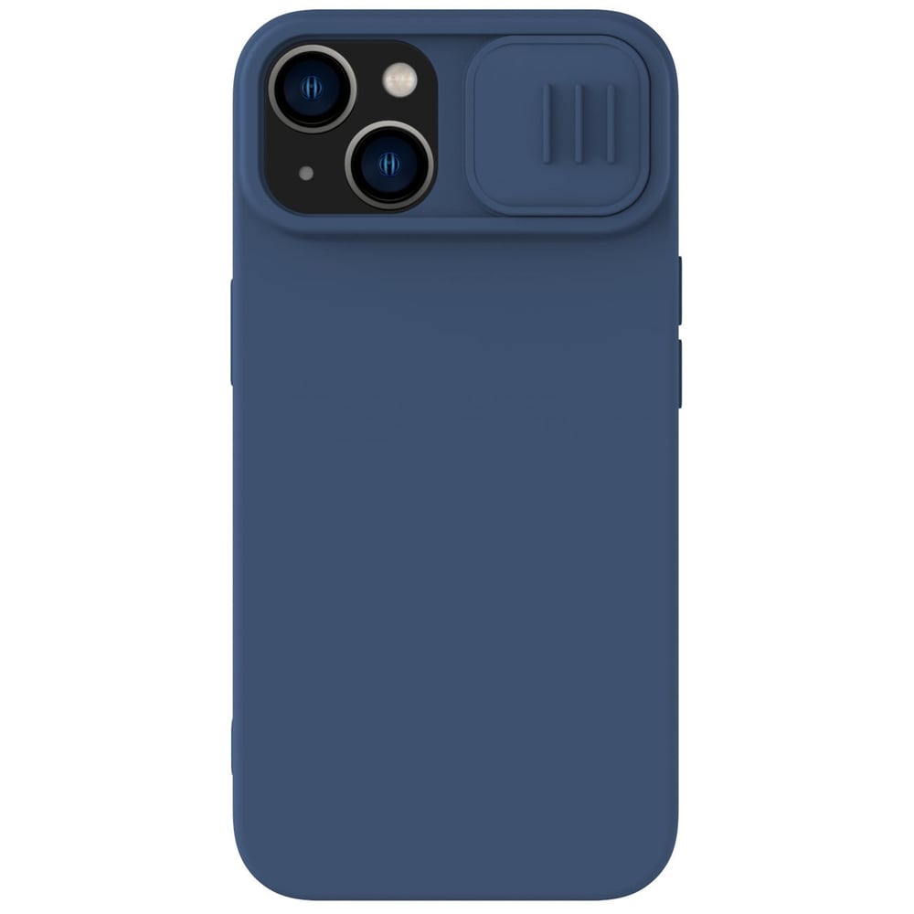 Nillkin Camshield Silky Back Cover Σιλικόνης Μπλε (iPhone 14 Plus)