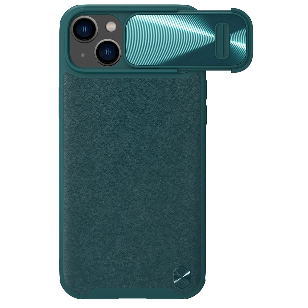 Nillkin Camshield Leather S Back Cover Δερματίνης / Πλαστικό Πράσινο (iPhone 14 Plus)