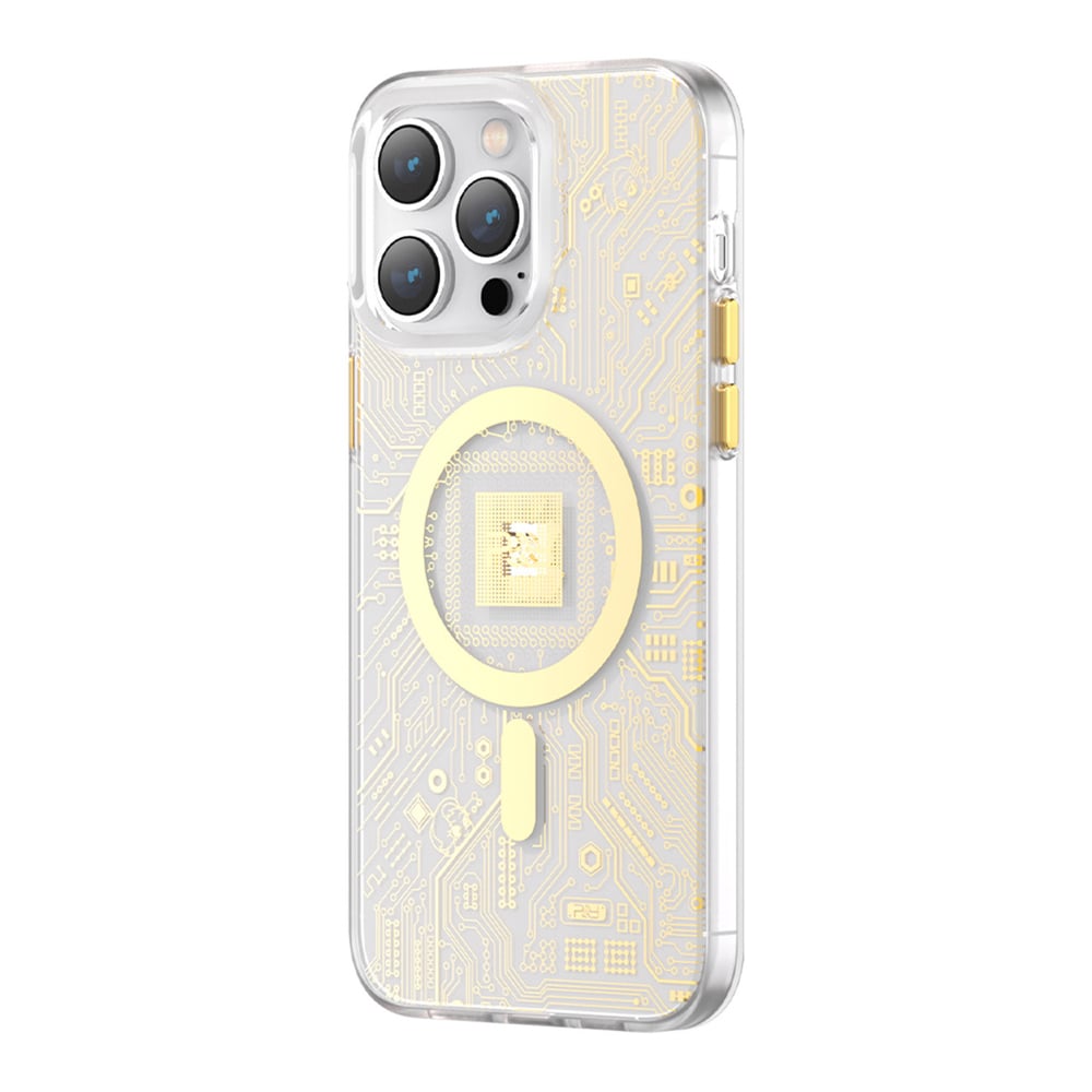 Kingxbar Geek Back Cover 0.3mm Gold (iPhone 14 Plus)