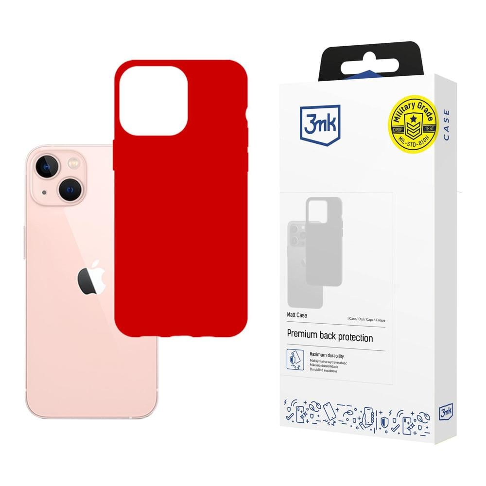 3MK Matt Back Cover Σιλικόνης 1.2mm Strawberry (iPhone 14 Plus)