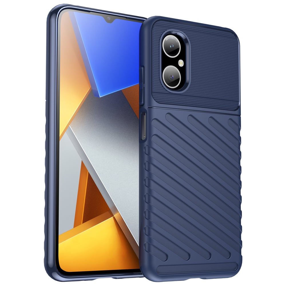 Hurtel Thunder Back Cover Σιλικόνης Navy Μπλε (Redmi 10 5G)