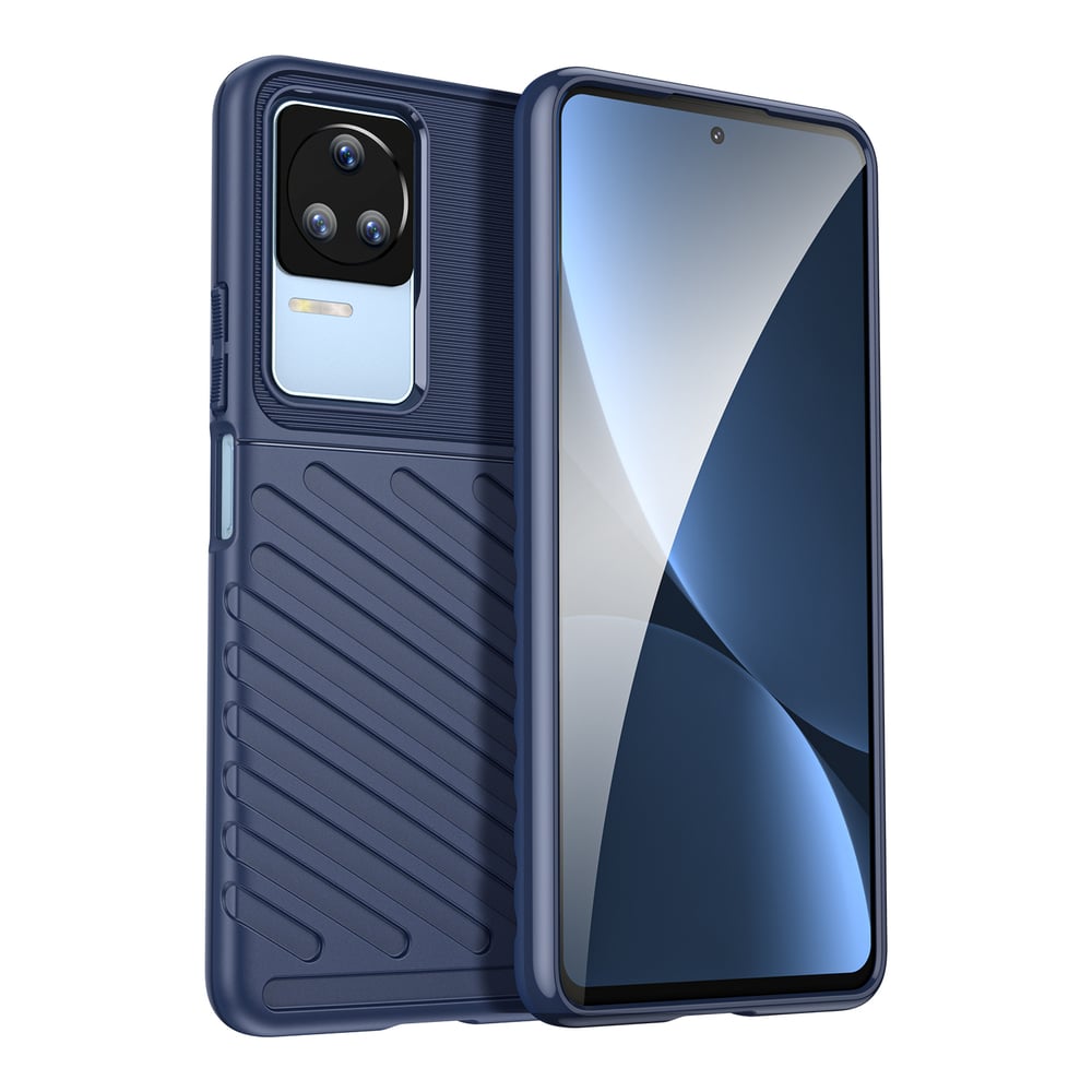 Hurtel Thunder Back Cover Σιλικόνης Μπλε (Poco F4 5G)