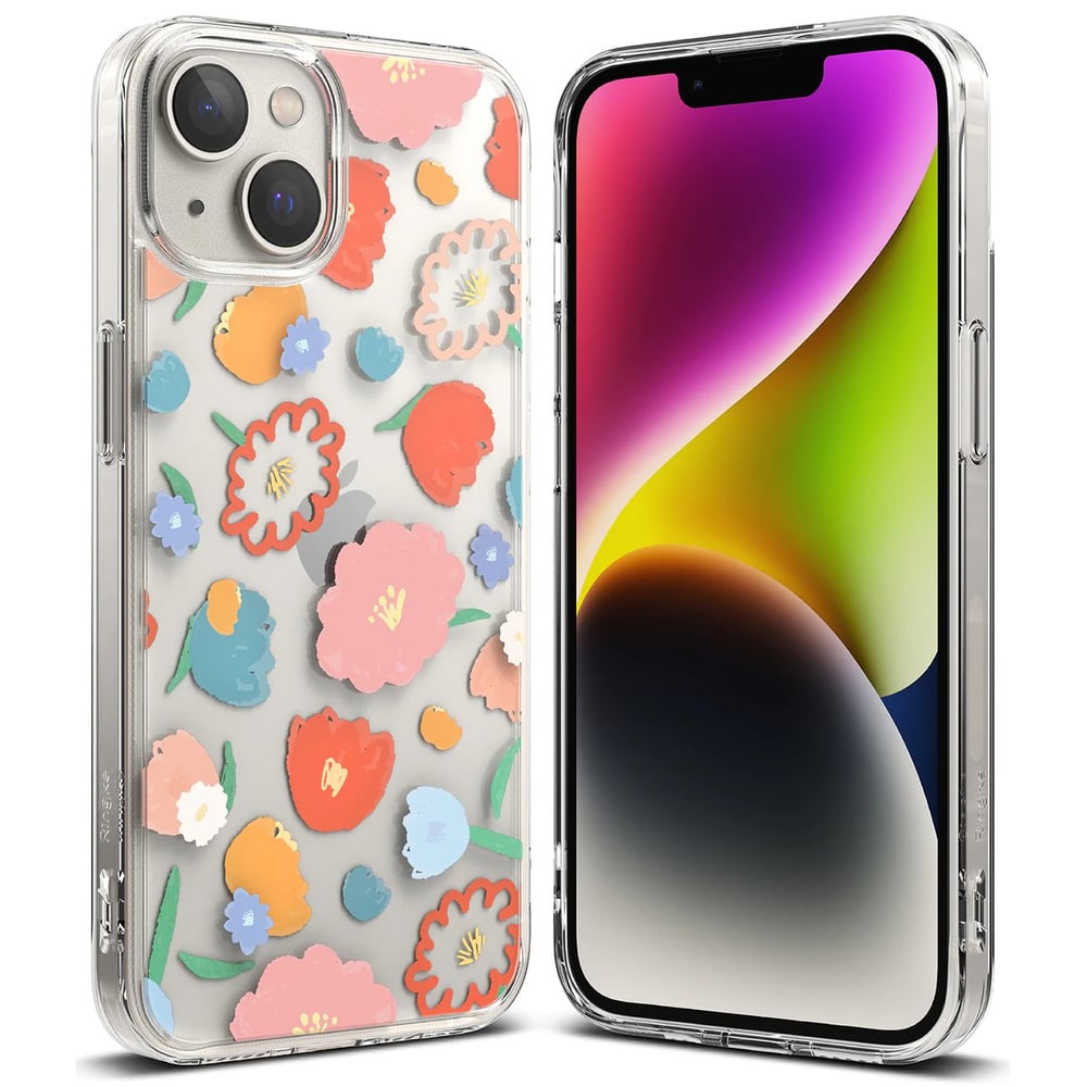 Ringke Fusion Back Cover Σιλικόνης Floral (iPhone 14 Plus)