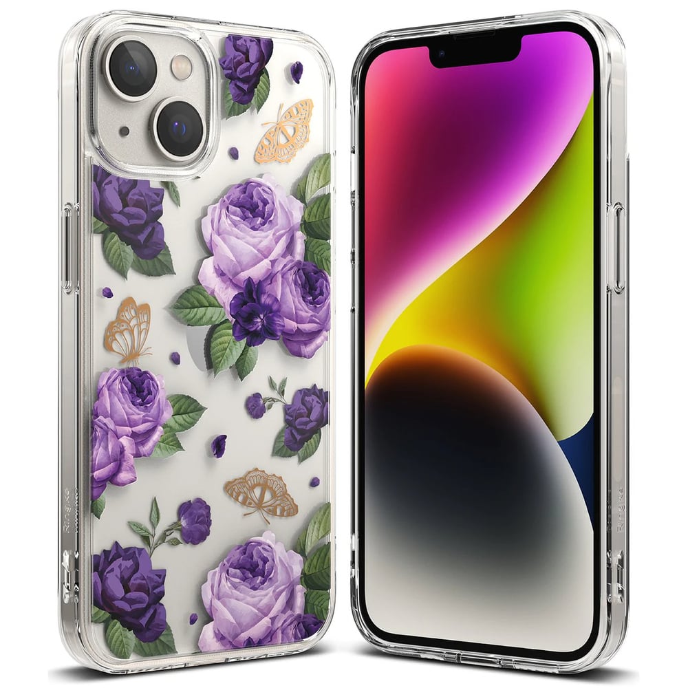Ringke Fusion Back Cover Σιλικόνης Purple Rose (iPhone 14 Plus)