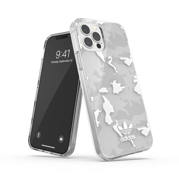 adidas SnapCase Camo Back Cover Σιλικόνης Διάφανο/Λευκό (iPhone 12 / 12 Pro)