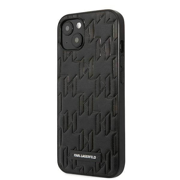 Karl Lagerfeld Monogram Plaque Back Cover Σιλικόνης Μαύρο (iPhone 13 mini)