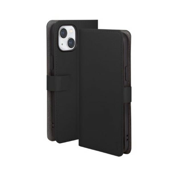 Uniq Journa Wallet Δερματίνης Midnight Black (iPhone 14 Plus)
