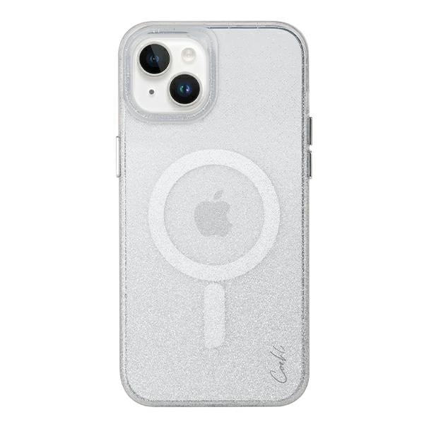 Uniq Coehl Lumino Back Cover Σιλικόνης Sparkling Silver (iPhone 14 Plus)
