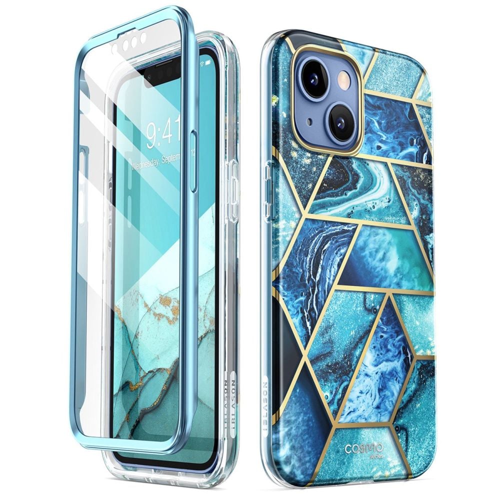 Supcase Cosmo 360 Full Cover Σιλικόνης 2mm Ocean Blue (iPhone 14 Plus)