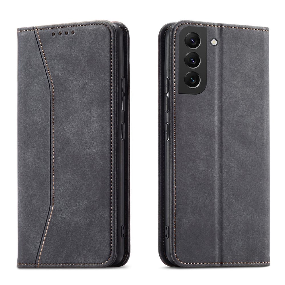 Hurtel Magnet Card Wallet Δερματίνης Μαύρο (Galaxy S23+)