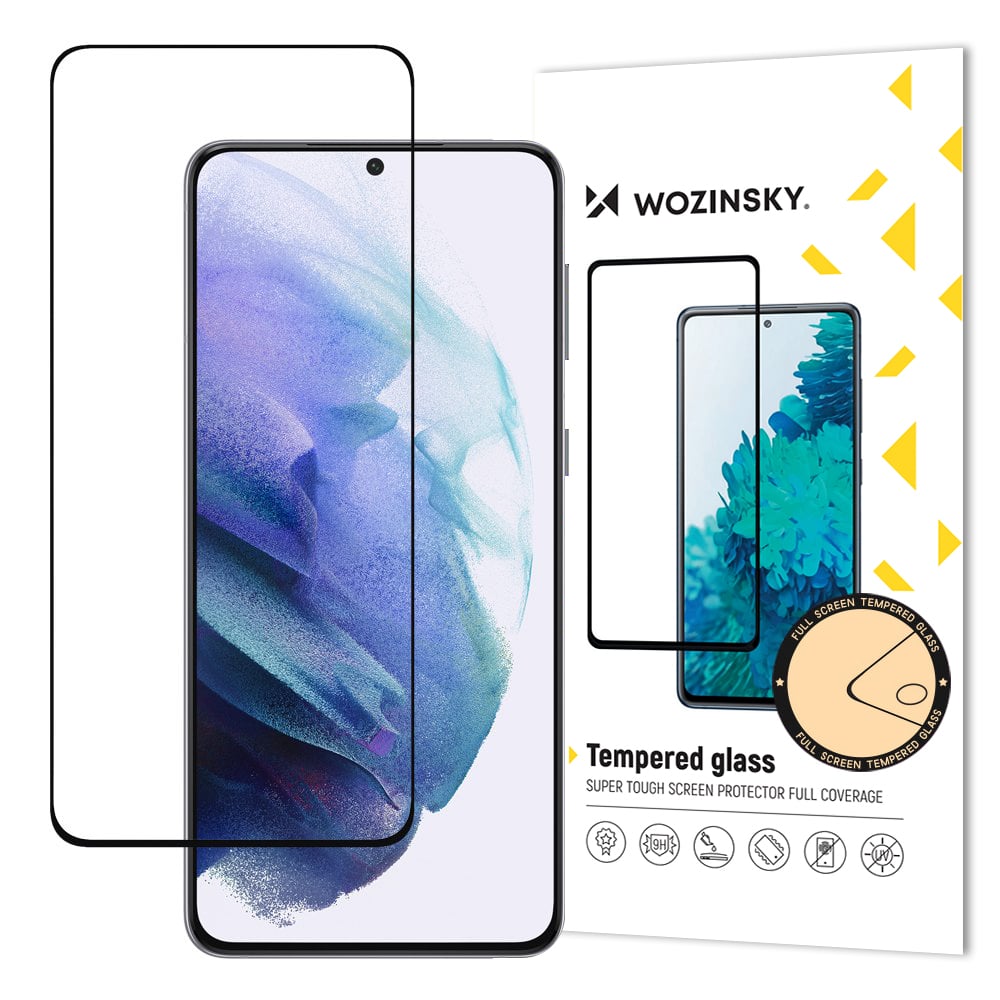 Wozinsky Case Friendly Full Glue Full Face Tempered Glass Μαύρο (Galaxy S23+)