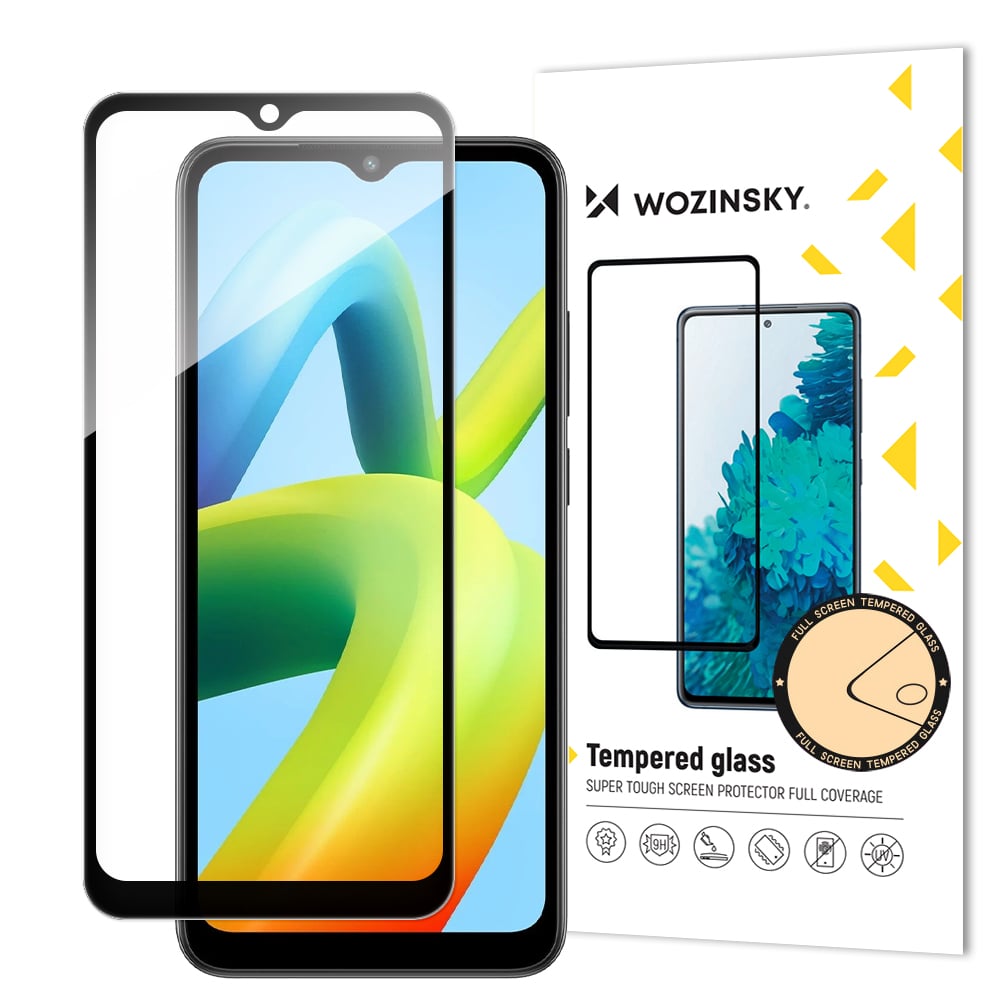 Wozinsky Full Glue Full Face Tempered Glass Μαύρο (Xiaomi Redmi A1+)