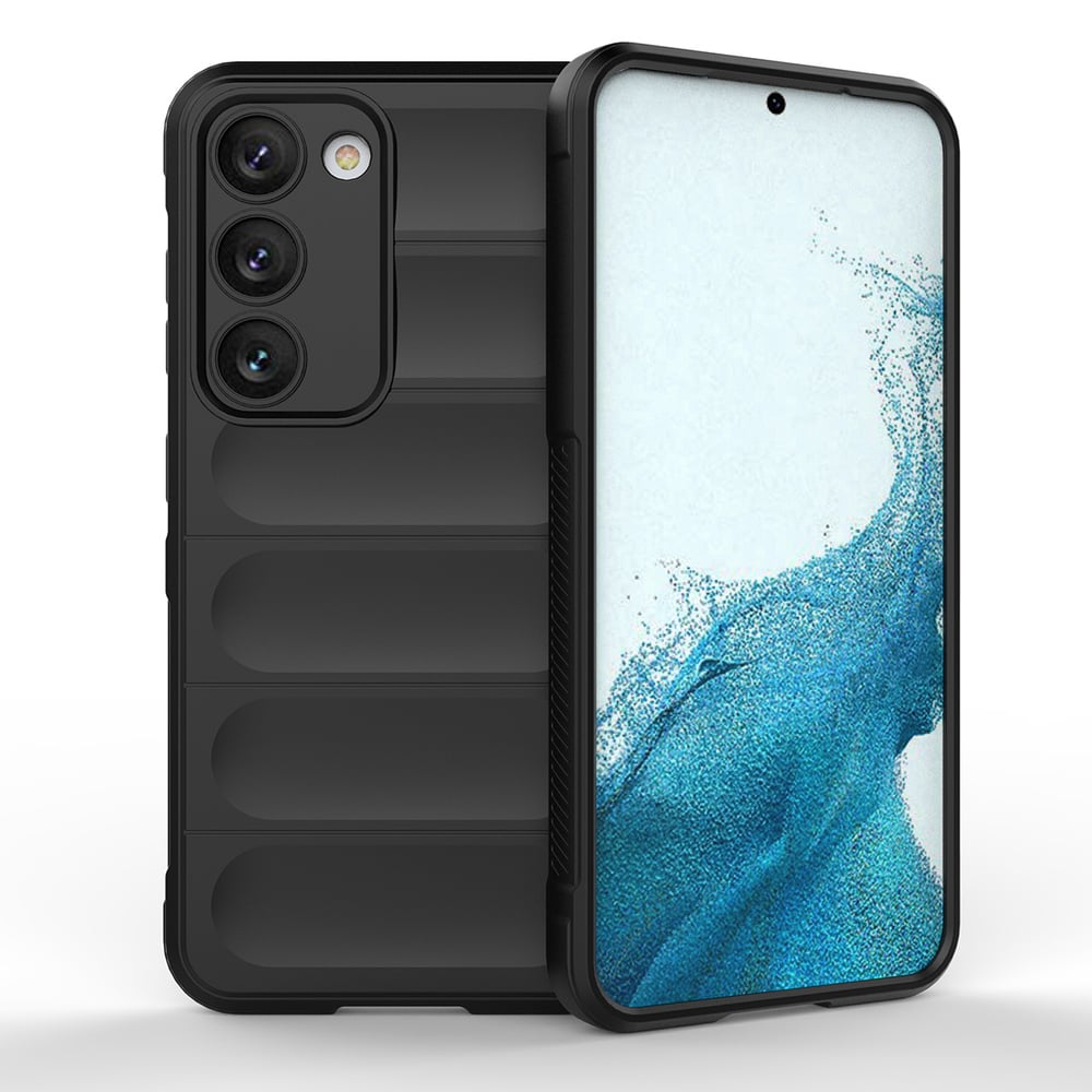 Hurtel Magic Shield Back Cover Πλαστικό / Σιλικόνης Μαύρο (Galaxy S23+)