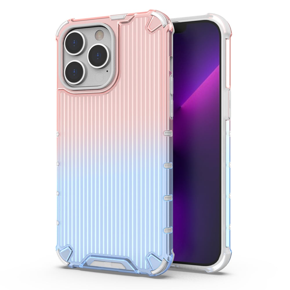 Hurtel Ombre Protect Armored Back Cover Πλαστικό / Σιλικόνης Pink/Blue (iPhone 13 Pro Max)