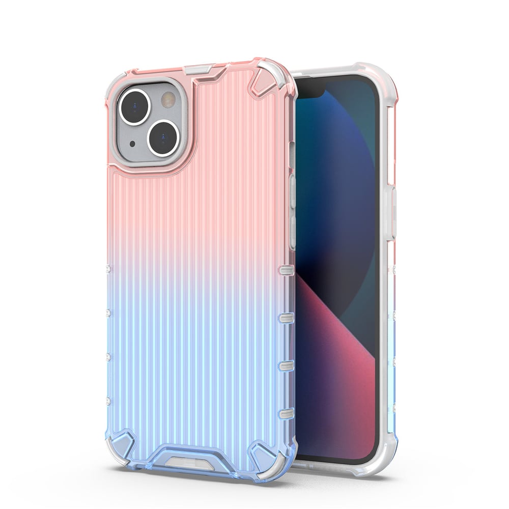Hurtel Ombre Protect Armored Back Cover Pink/Blue (iPhone 14 Plus)