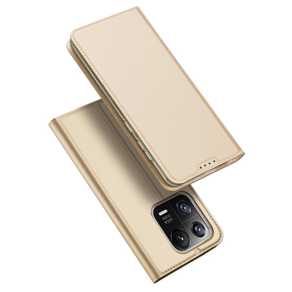 Dux Ducis Skin Pro Book Δερματίνης Χρυσό (Xiaomi 13 Pro)