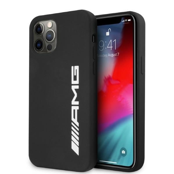 Mercedes-Benz Big Logo Back Cover Σιλικόνης Μαύρο (iPhone 12 Pro Max)
