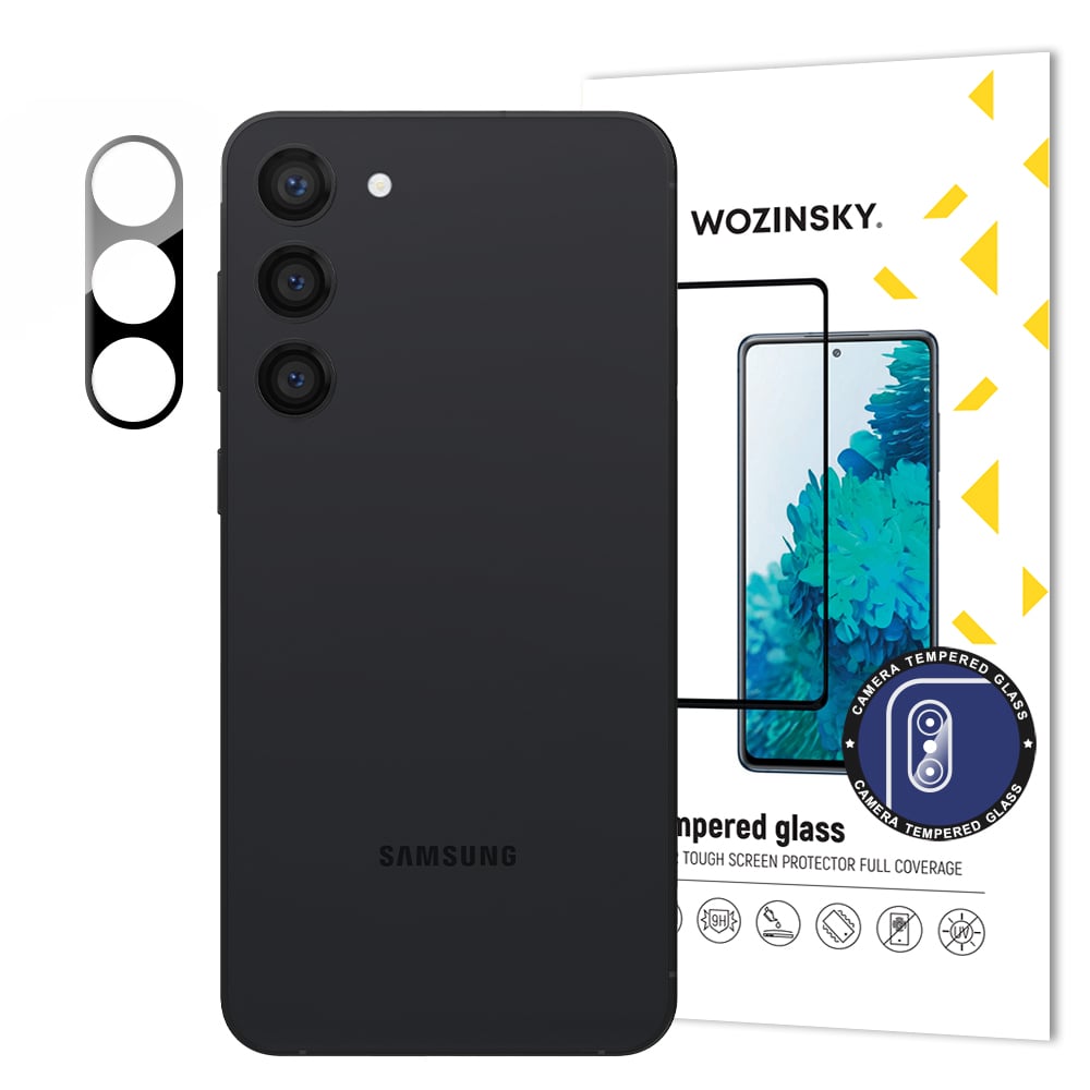 Wozinsky Full Προστασία Κάμερας Tempered Glass Μαύρο για το SAMSUNG GALAXY S23+