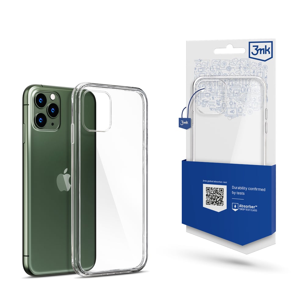 3MK Clear Back Cover Σιλικόνης 1.2mm Διάφανο (iPhone 11 Pro)