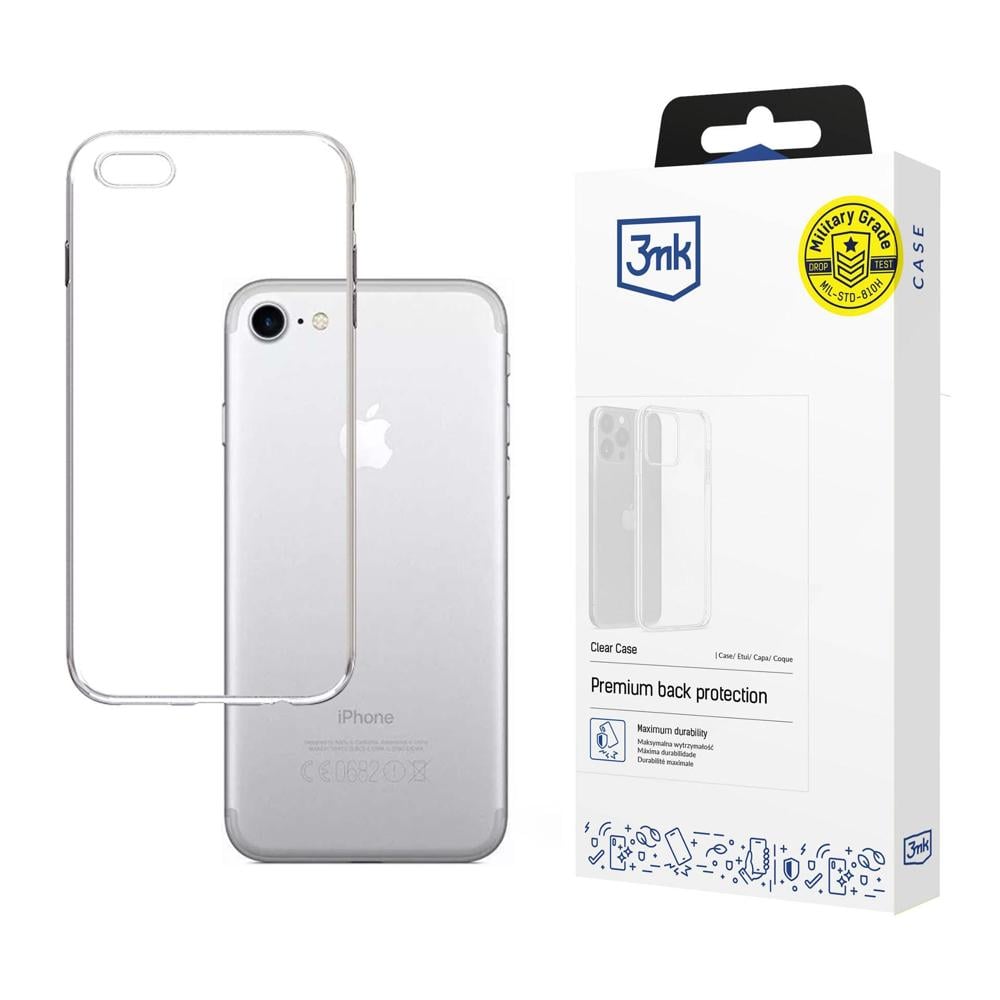 3MK Clear Back Cover Σιλικόνης 1.2mm Διάφανο (iPhone 7 / 8 / SE 2020 / SE 2022)