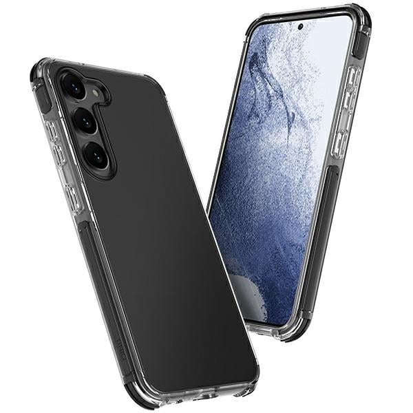 Uniq Combat Sam Back Cover Σιλικόνης Carbon Black (Samsung Galaxy S23+ Plus)