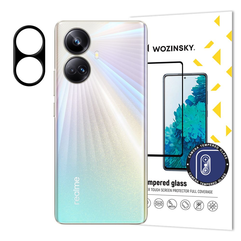 Wozinsky Full Προστασία Κάμερας Tempered Glass Black για το Realme 10 Pro+