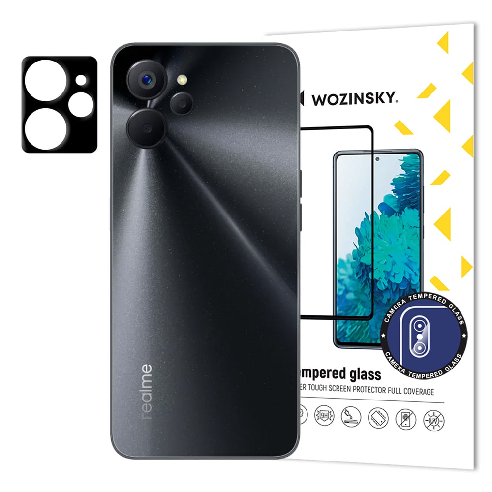 Wozinsky Full Προστασία Κάμερας Tempered Glass Black για το Realme 10 5G
