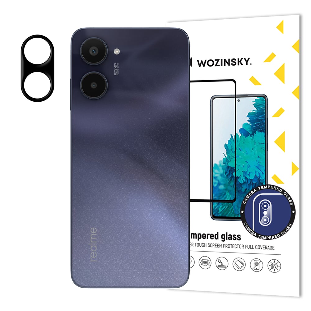 Wozinsky Full Προστασία Κάμερας Tempered Glass Black για το Realme 10