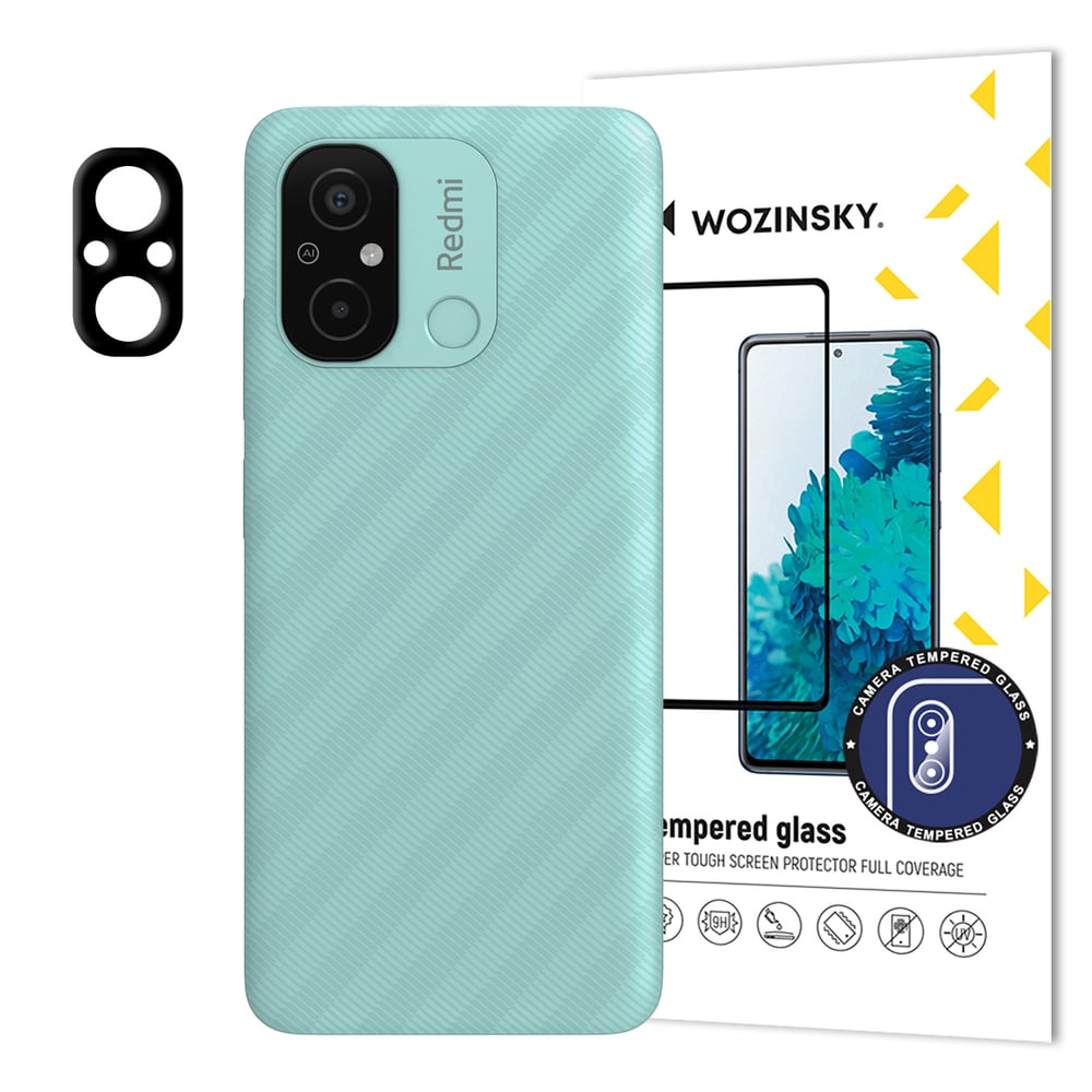Wozinsky Full Προστασία Κάμερας Tempered Glass Black για το Redmi 12C
