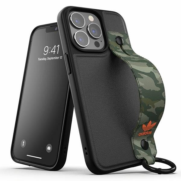 adidas Back Cover Πλαστικό / Σιλικόνης με Λουράκι Μαύρο (iPhone 13 Pro)