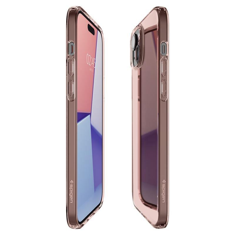 Spigen Crystal Flex Back Cover Σιλικόνης Ροζ (iPhone 15 Plus)