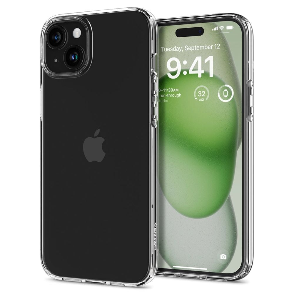 Spigen Liquid Crystal Back Cover Σιλικόνης Clear (iPhone 15 Plus)