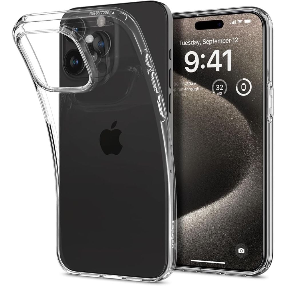 Spigen Liquid Crystal Back Cover Πλαστικό Διάφανο (iPhone 15 Pro Max)
