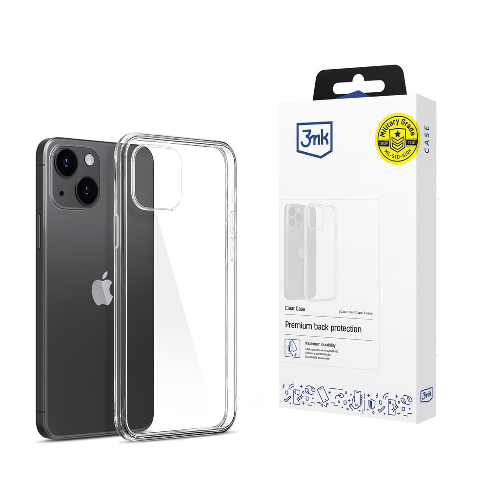 3MK 6.7" Back Cover Πλαστικό 1.2mm Διάφανο (iPhone 15 Plus)