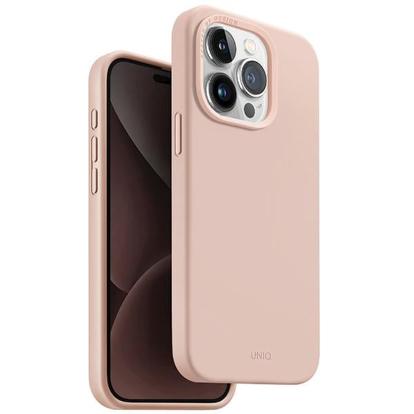 Uniq Hue Back Cover Σιλικόνης / Πλαστικό Μαγνητικό Μπεζ (iPhone 15 Pro)