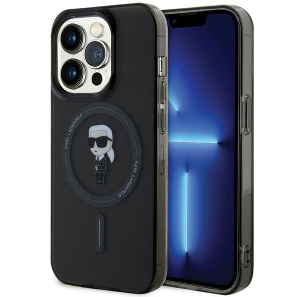 Karl Lagerfeld Ikonik Karl Back Cover Πλαστικό Μαύρο (iPhone 15 Pro Max)