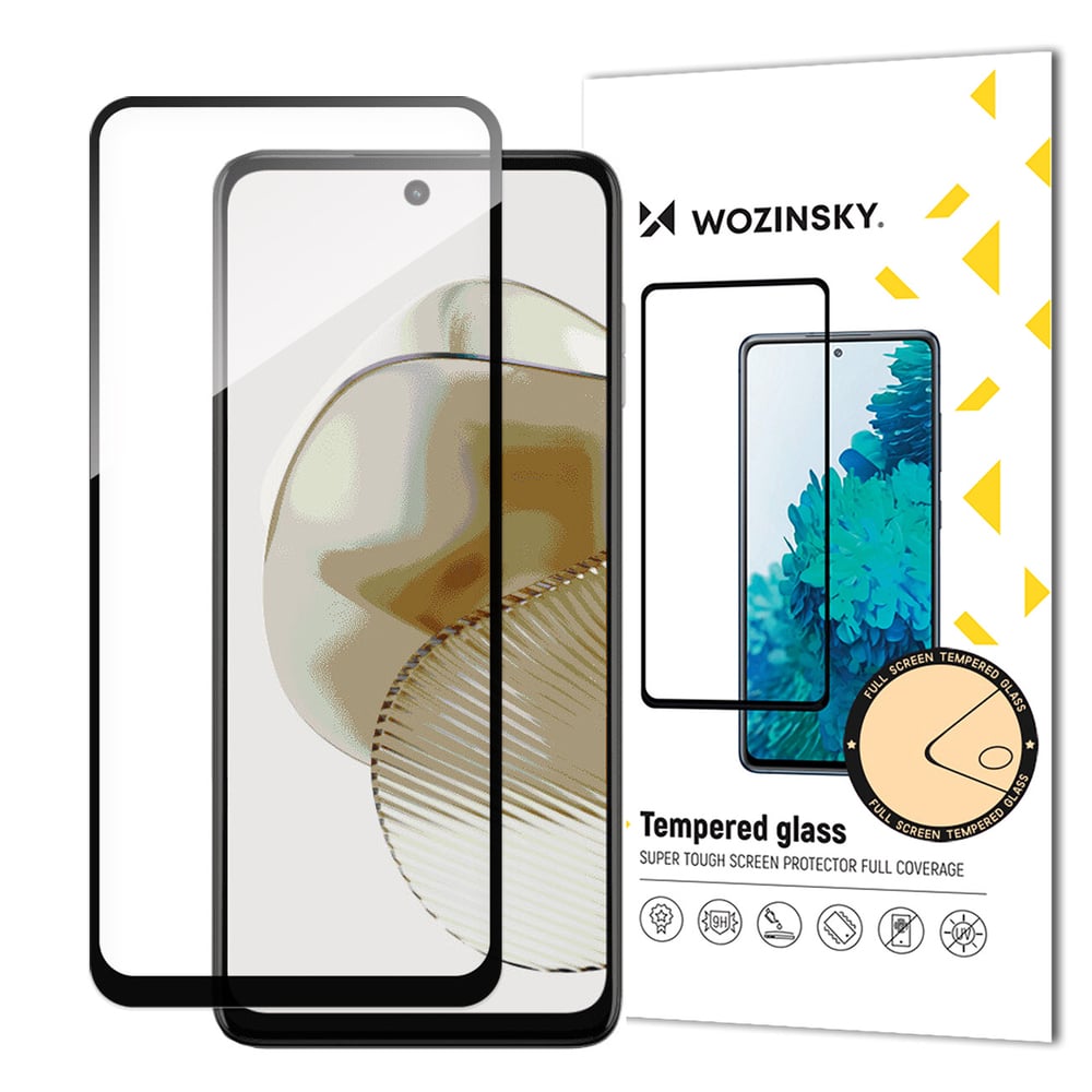 Wozinsky Full Glue Full Face Tempered Glass Μαύρο (Motorola G7)